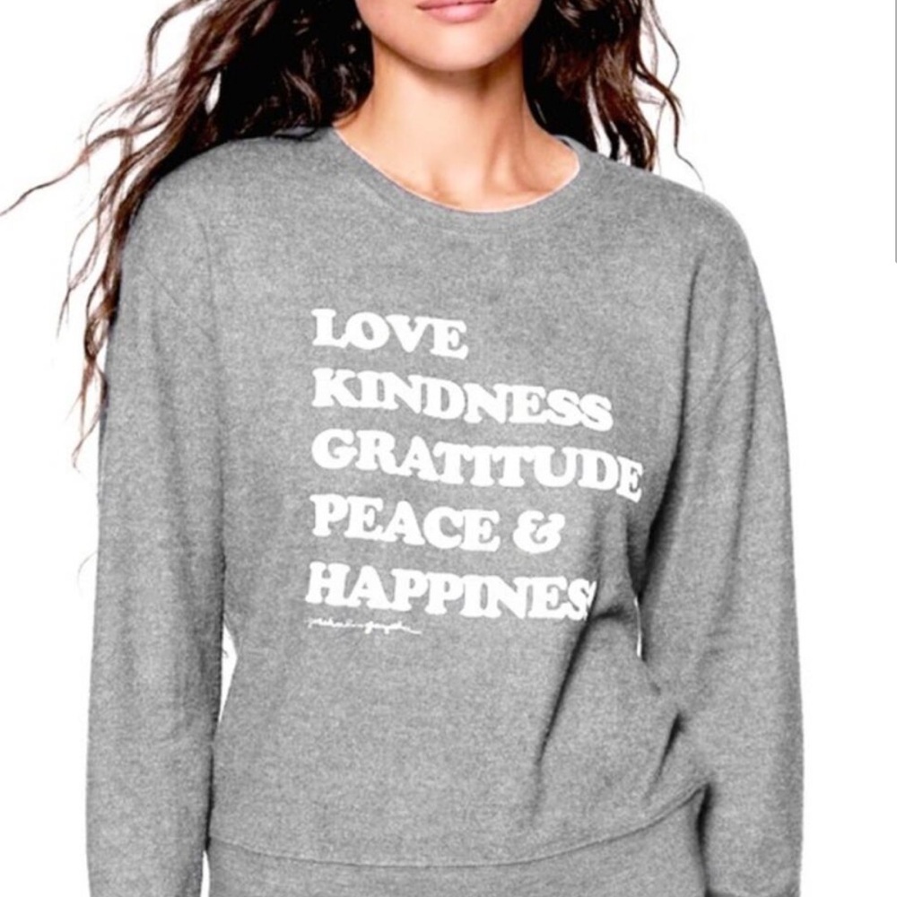 Spiritual Gangster Happiness Crew Neck Savasana Pullover